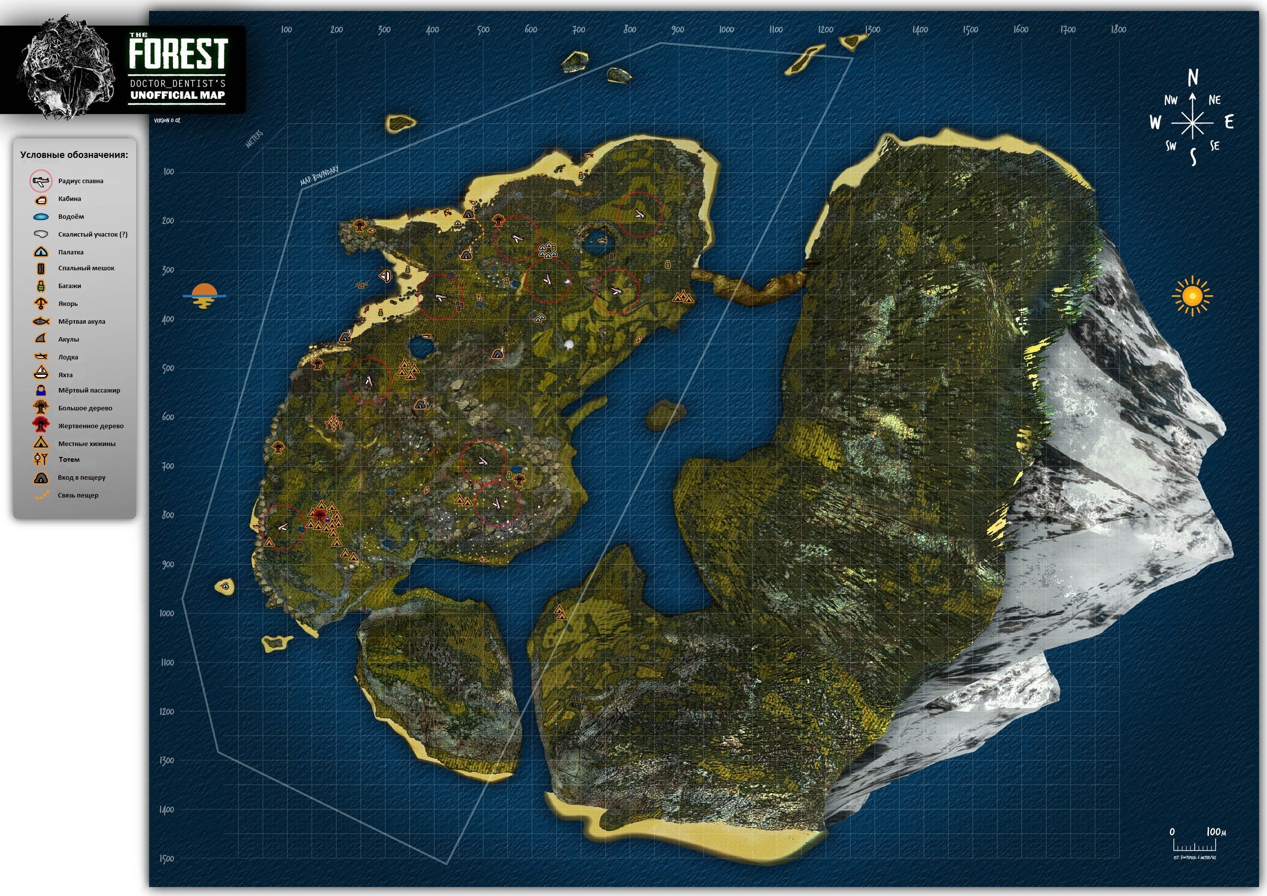 Новая карта острова The Forest